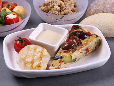 Mediterranean quiche